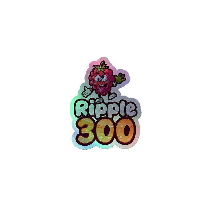 Ripple Logo Holographic Sticker Sheet product image (1)