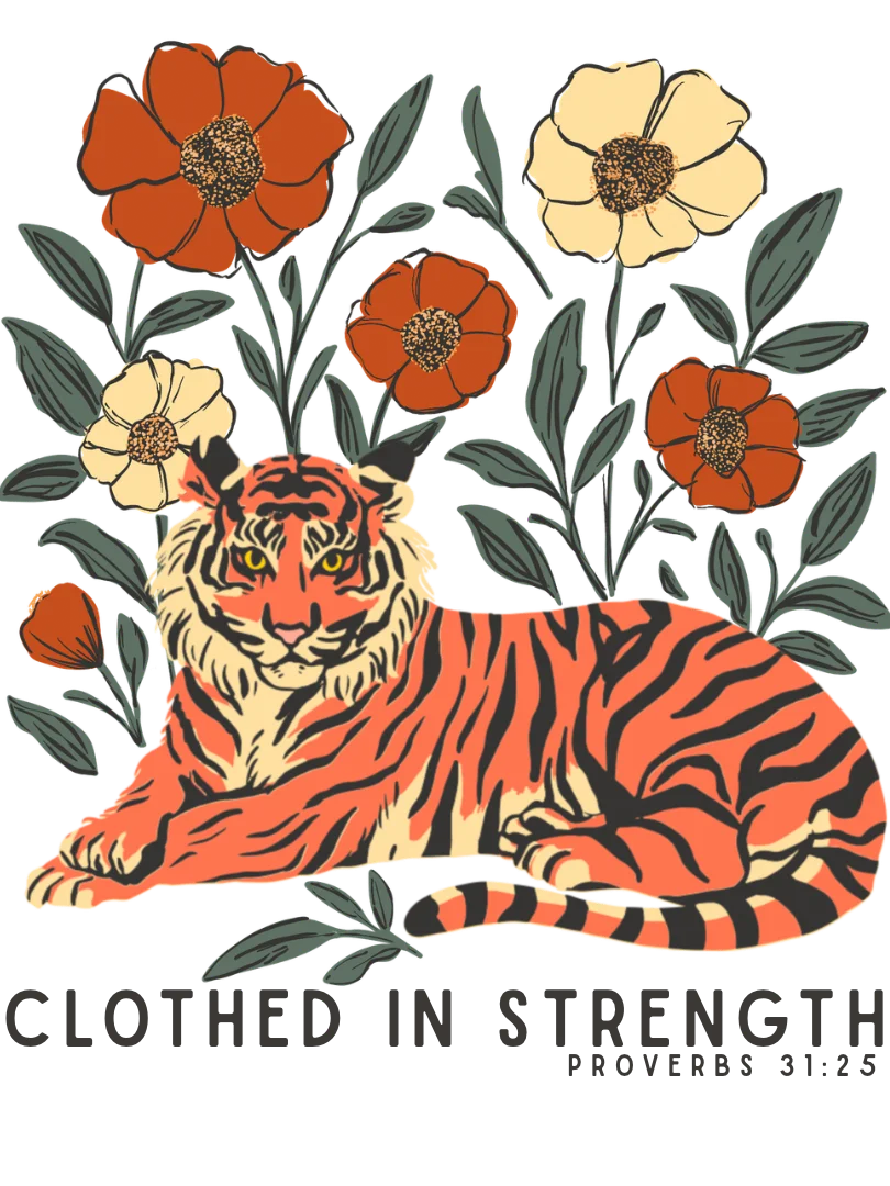 Clothed In Strength Tee CROPPED product image (3)