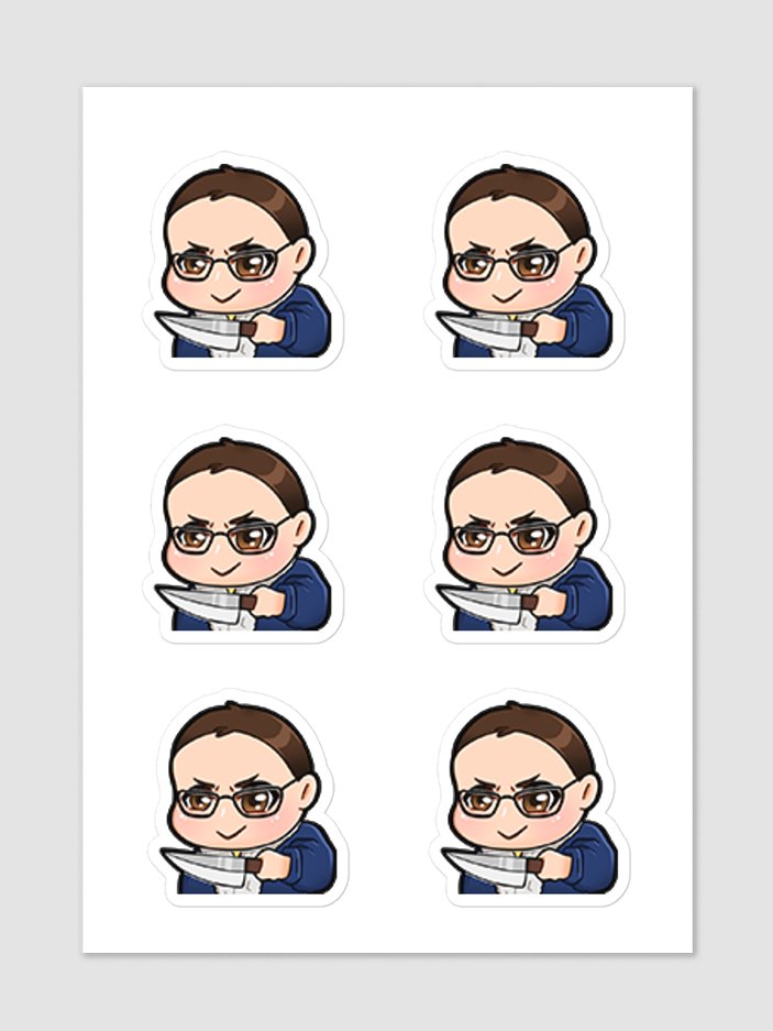 [wildlifesam] Knife sticker set product image (1)