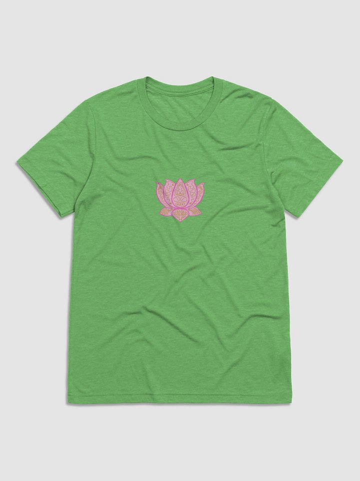 Golden Lotus Eye Triblend T-Shirt product image (2)