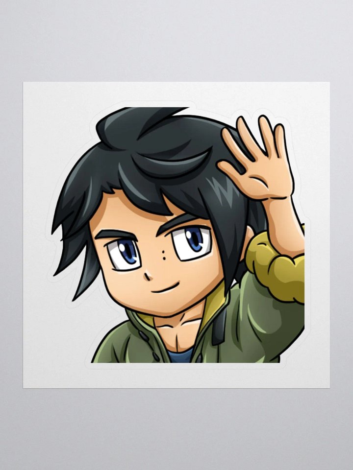 Grizexia Wave Emote Sticker product image (1)