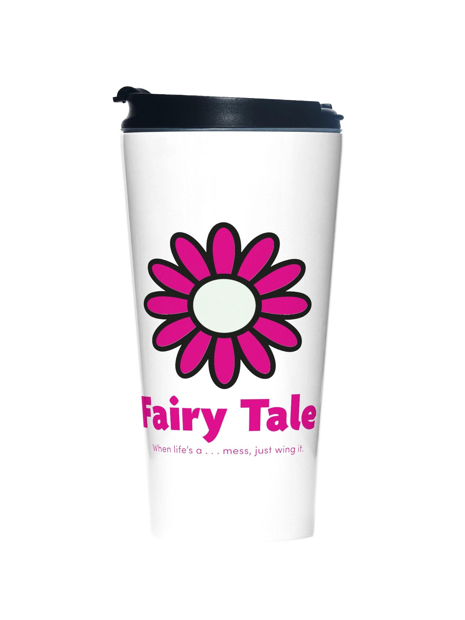 Pink Flower Travel Tumbler product image (1)