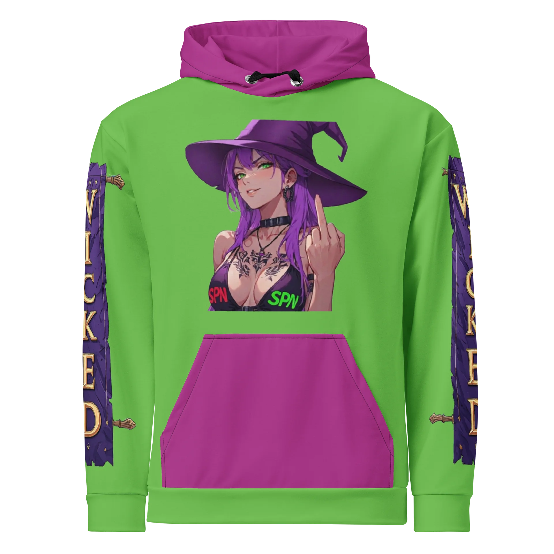 Rebellious Witch All-Over Hoodie product image (1)