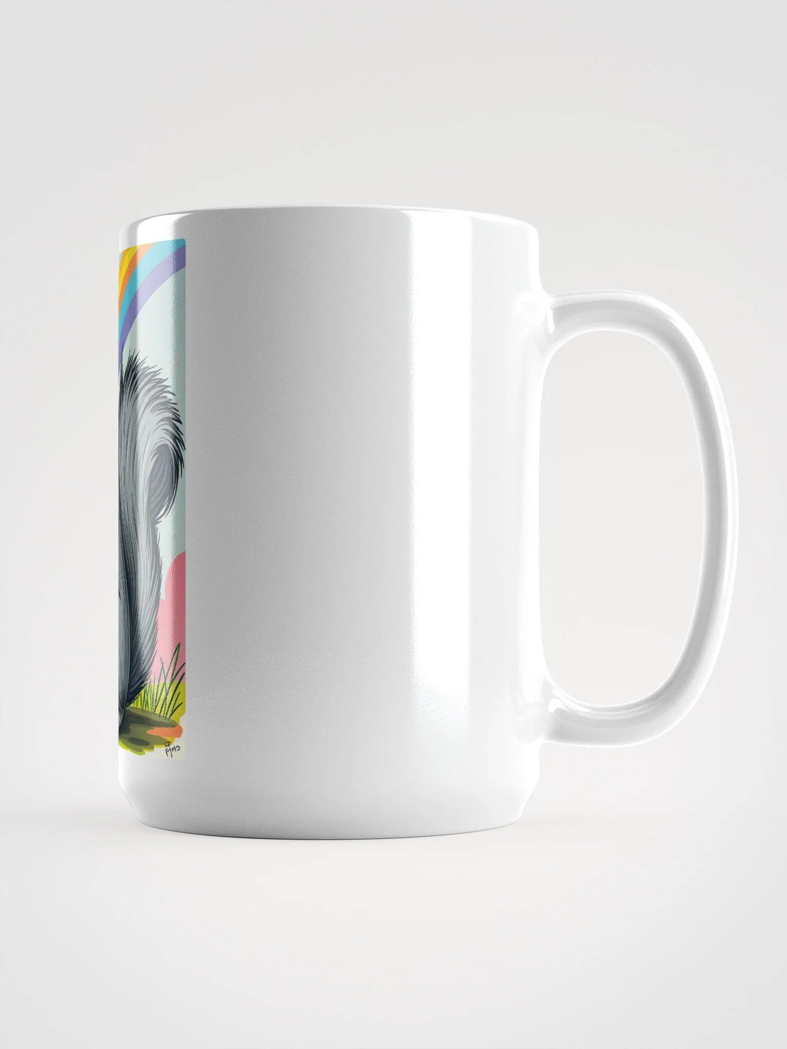 Whimsical Rainbow Squirrel Mug product image (1)