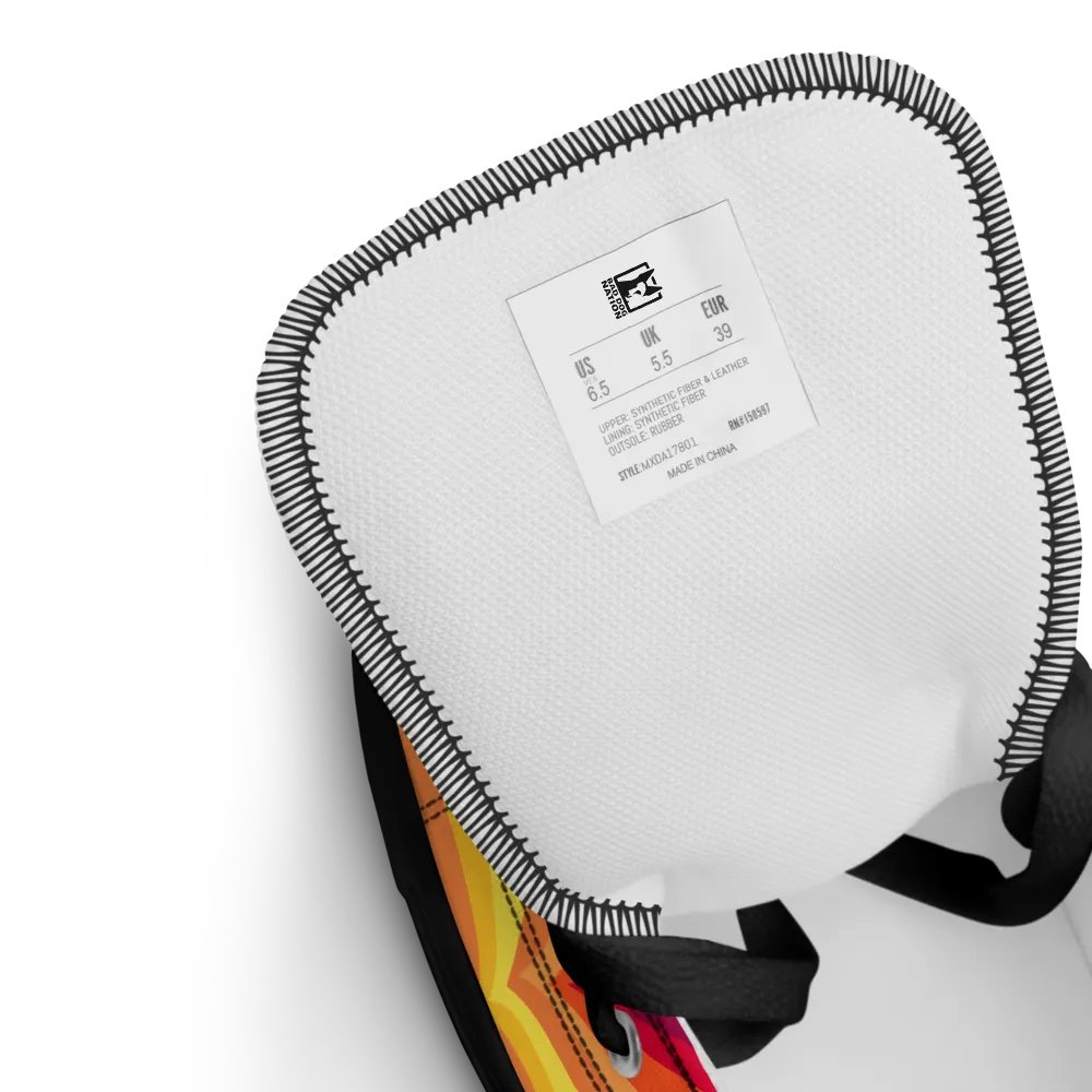 Boxer Angry Pup - Women's High Top Canvas Shoe product image (10)