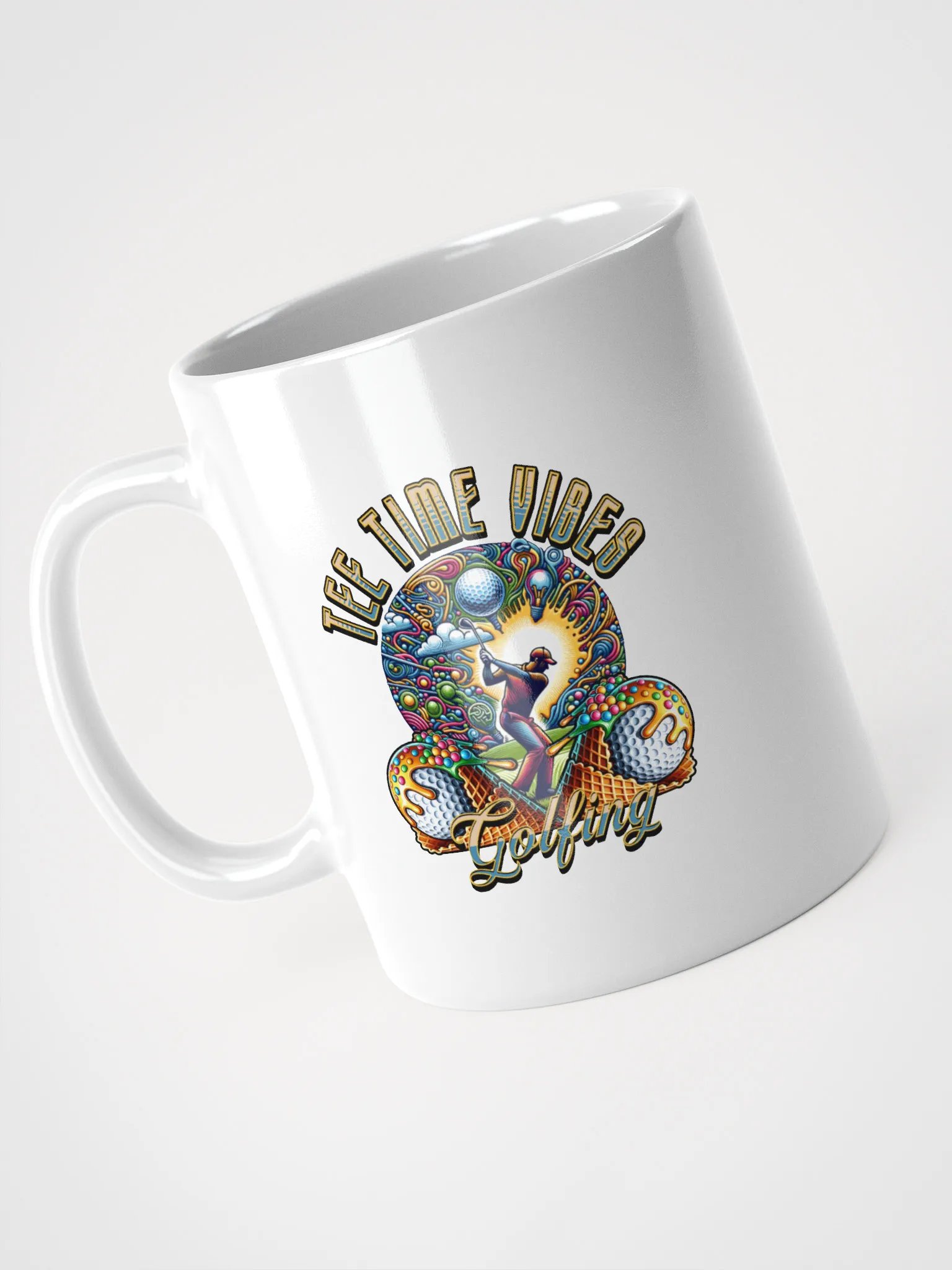 Tee Time Vibes Golfing Mug product image (2)