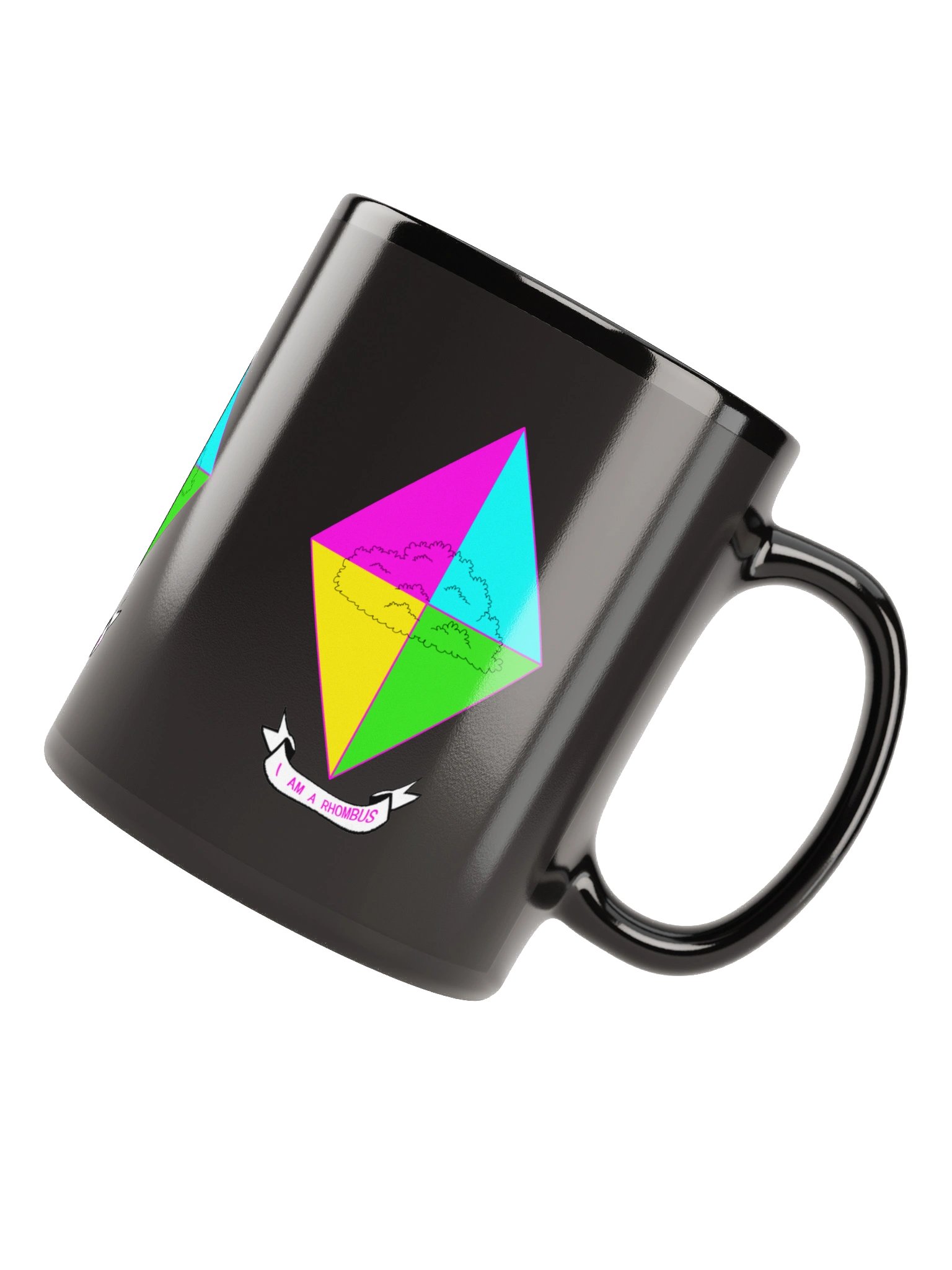Wee Wee Bush Mug (Black) product image (4)