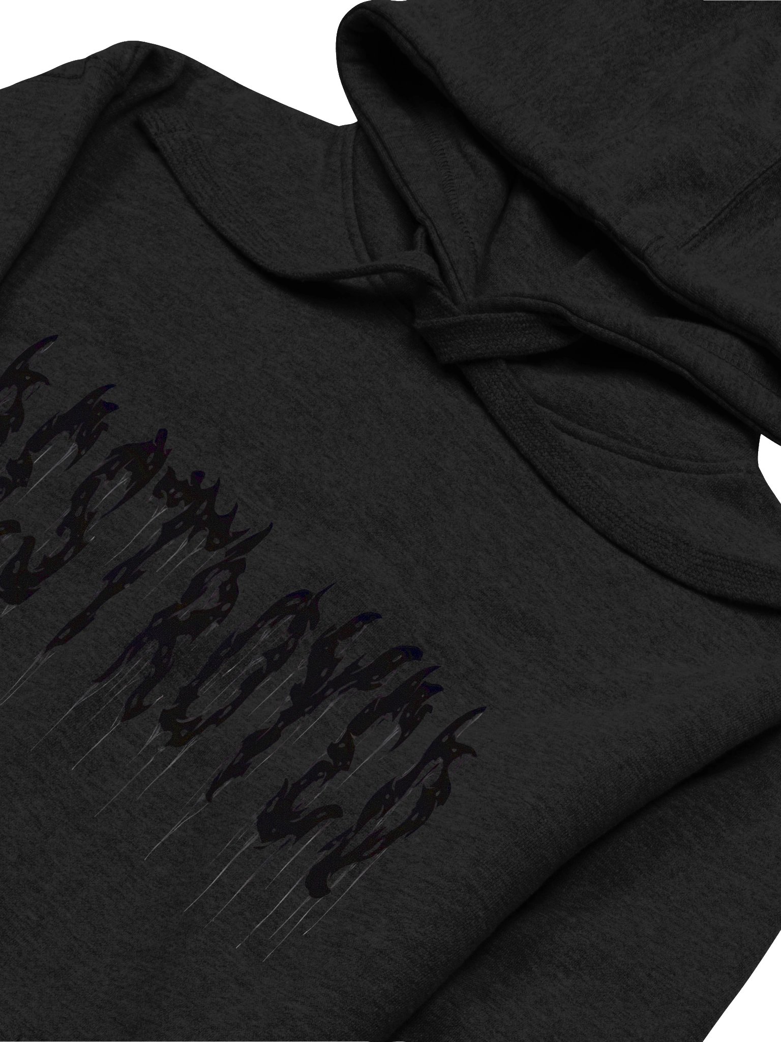 DESTROYED BLACK INK HOODIE product image (13)