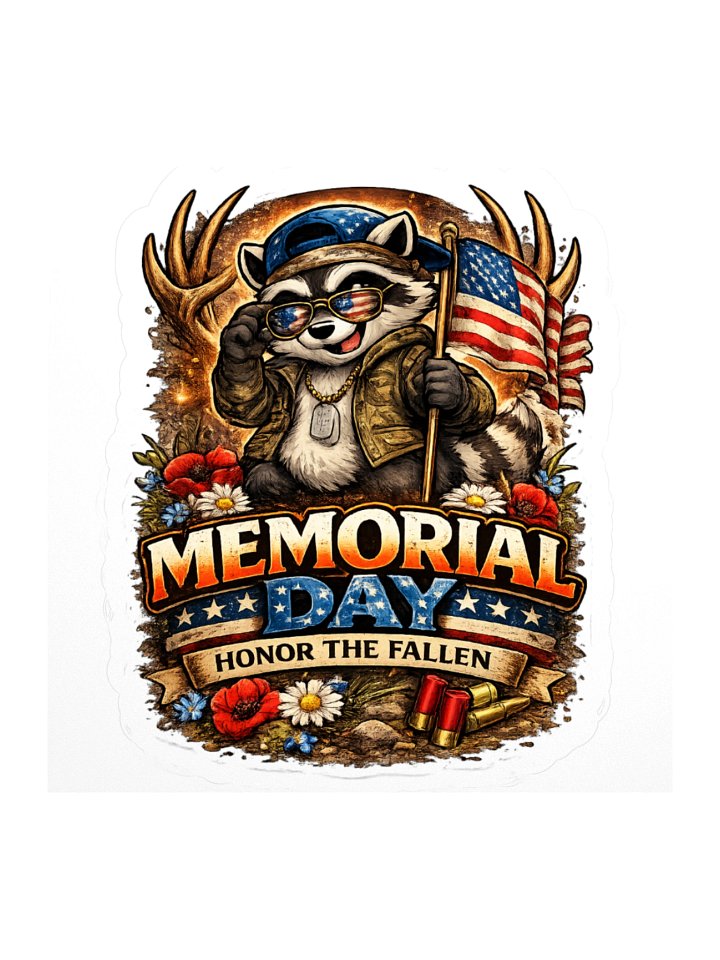memorial day sticker style 2 product image (2)