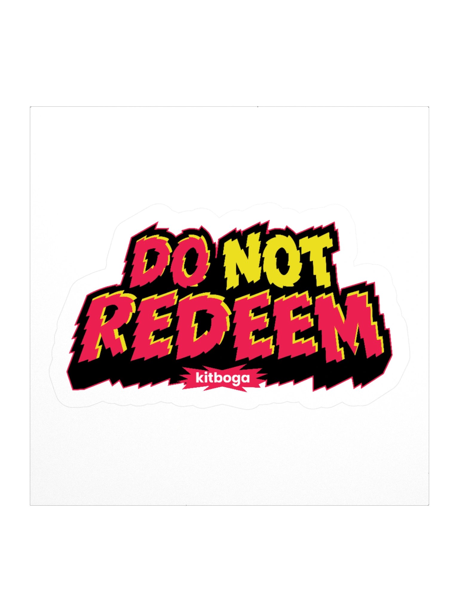 Do Not Redeem Stickers product image (1)