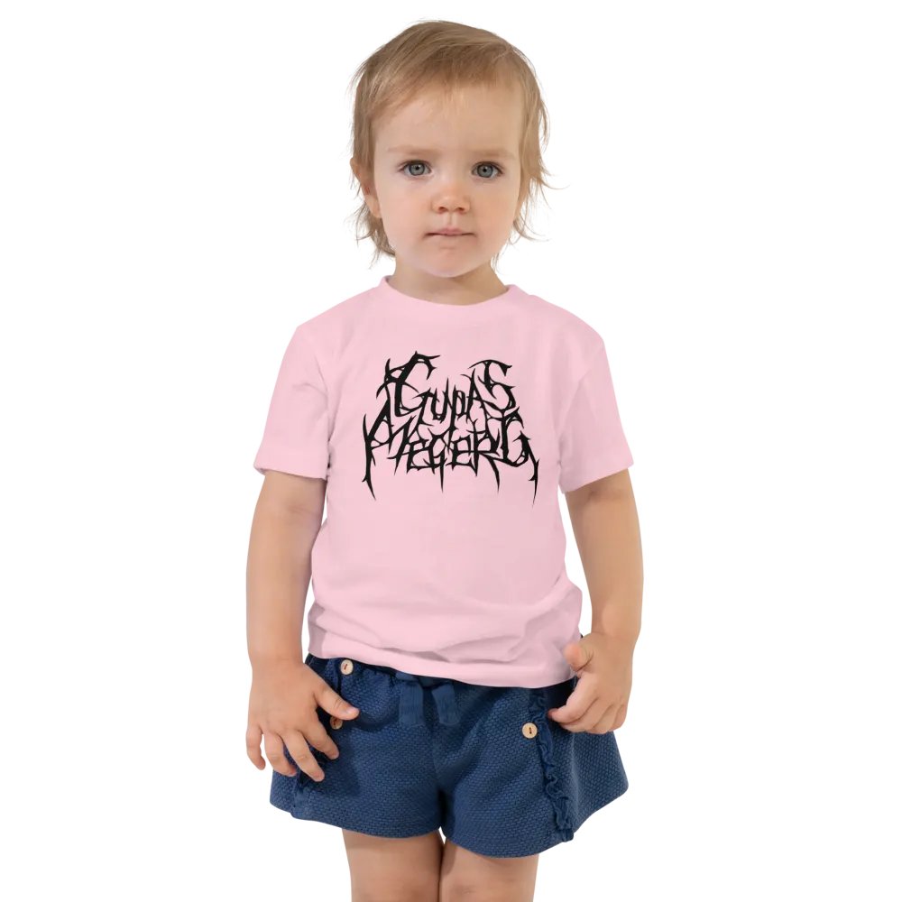 GupasMegerg Metal Logo Toddler Tee (Dark Logo) product image (2)