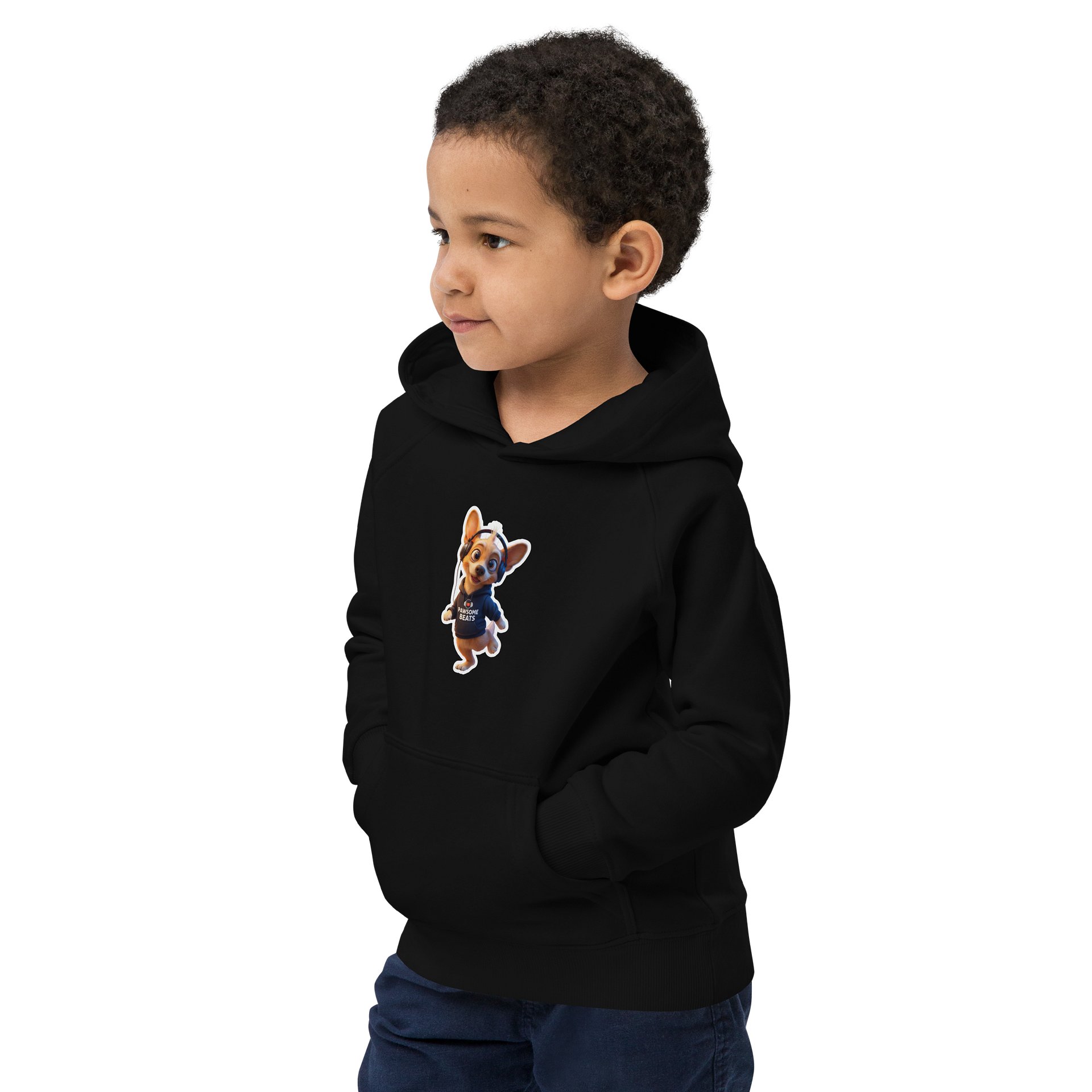 Pawsome Beats Kids Eco Hoodie product image (3)