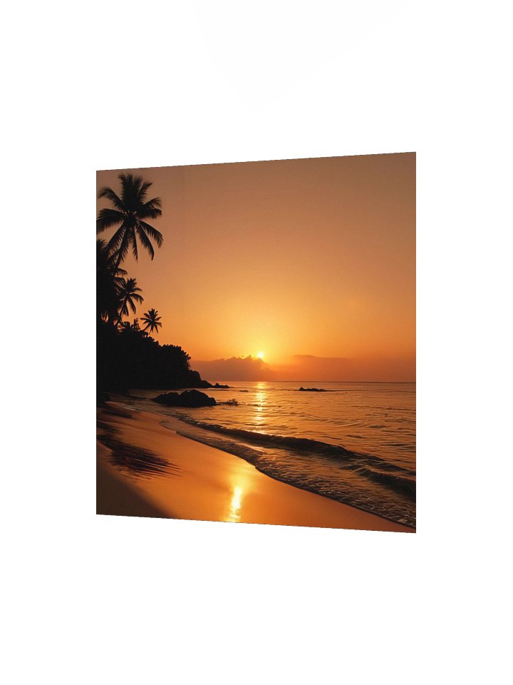 Tropical Sunset Serenity Poster product image (7)