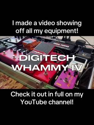 Showing off a few of my favorite pedals in this one, the Whammy and the Cinnamon Drive! #guitar #guitarpedals #pedalboard @ACLAM GUITARS @DigiTech / DOD 