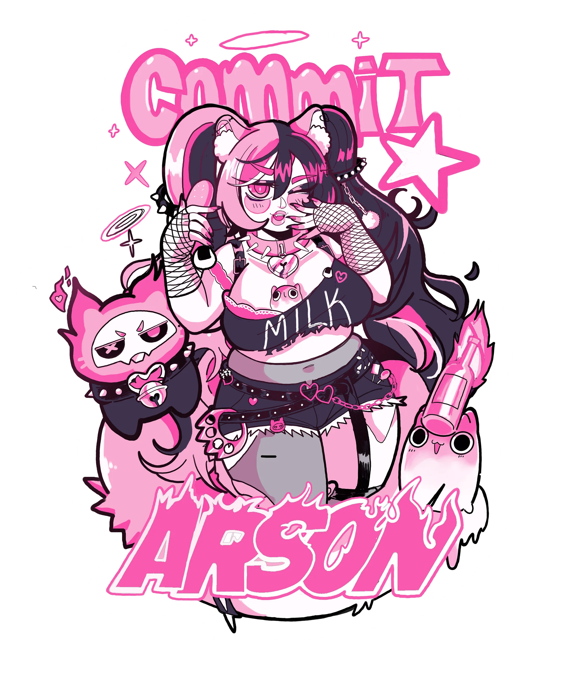 COMMIT ARSON STICKER product image (1)