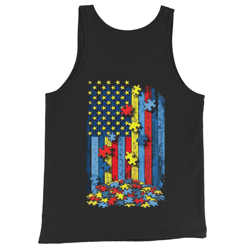 Built Different: Autism Awareness Tank Top product image (3)