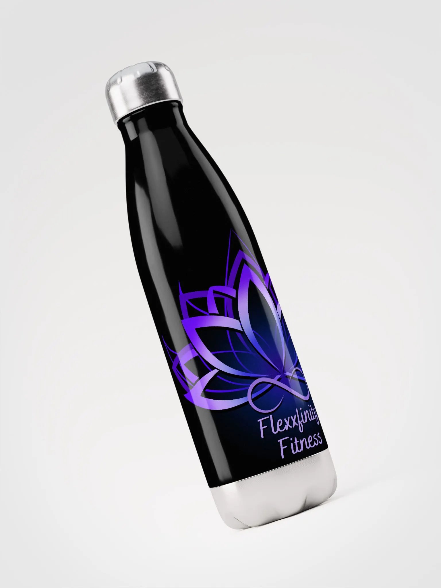 Flexxfinity Fitness Lotus Stainless Steel Water Bottle product image (3)