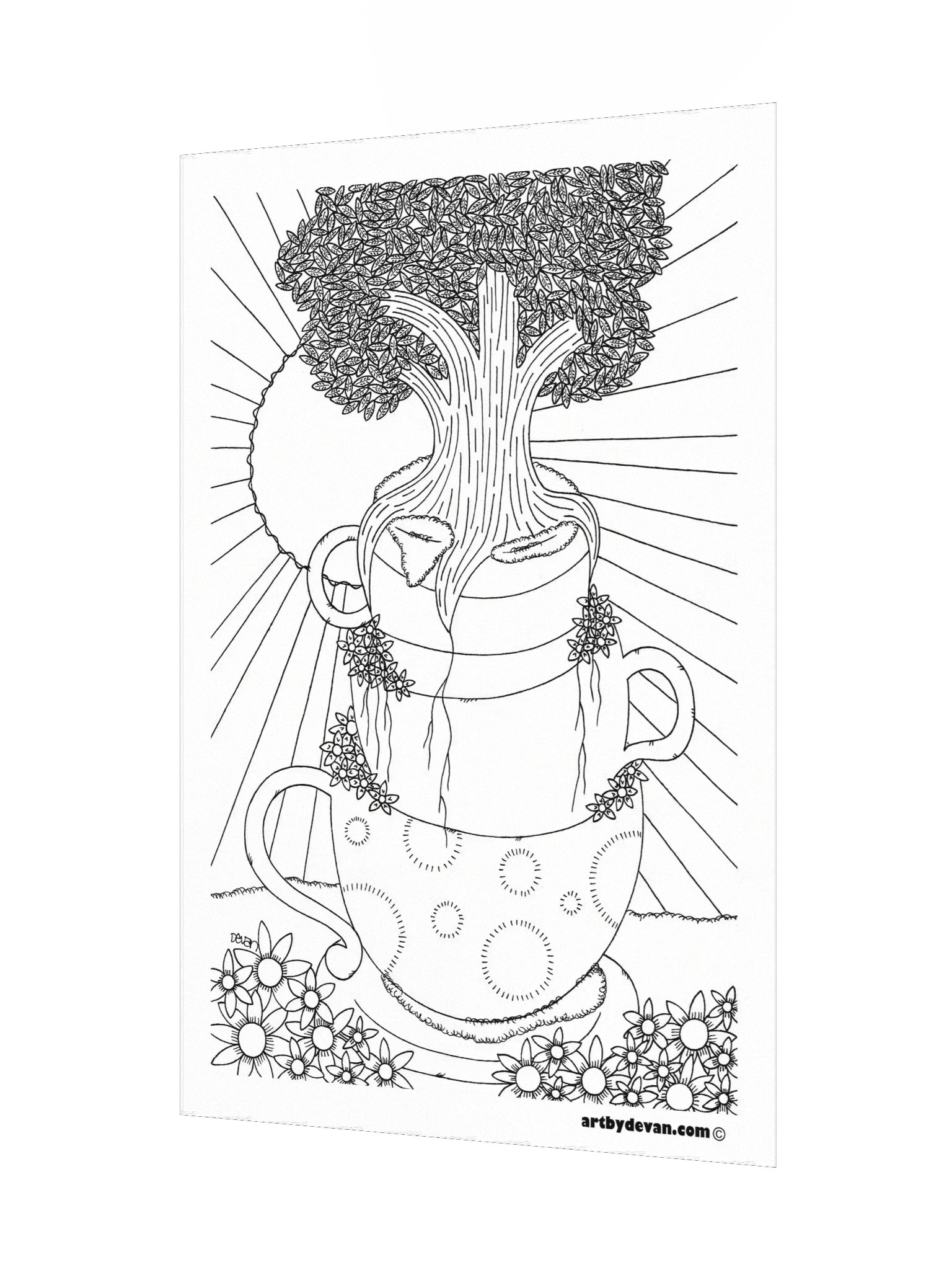 Color Your Own Art: Cup of Nature product image (3)