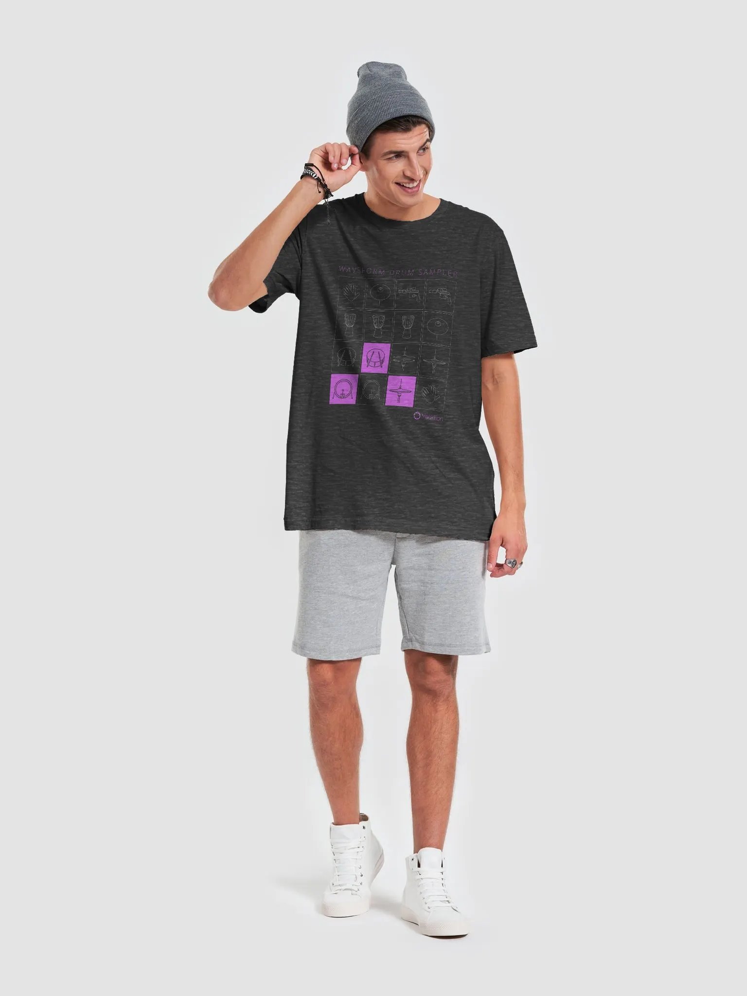 Drum Sampler Supersoft T-shirt product image (3)
