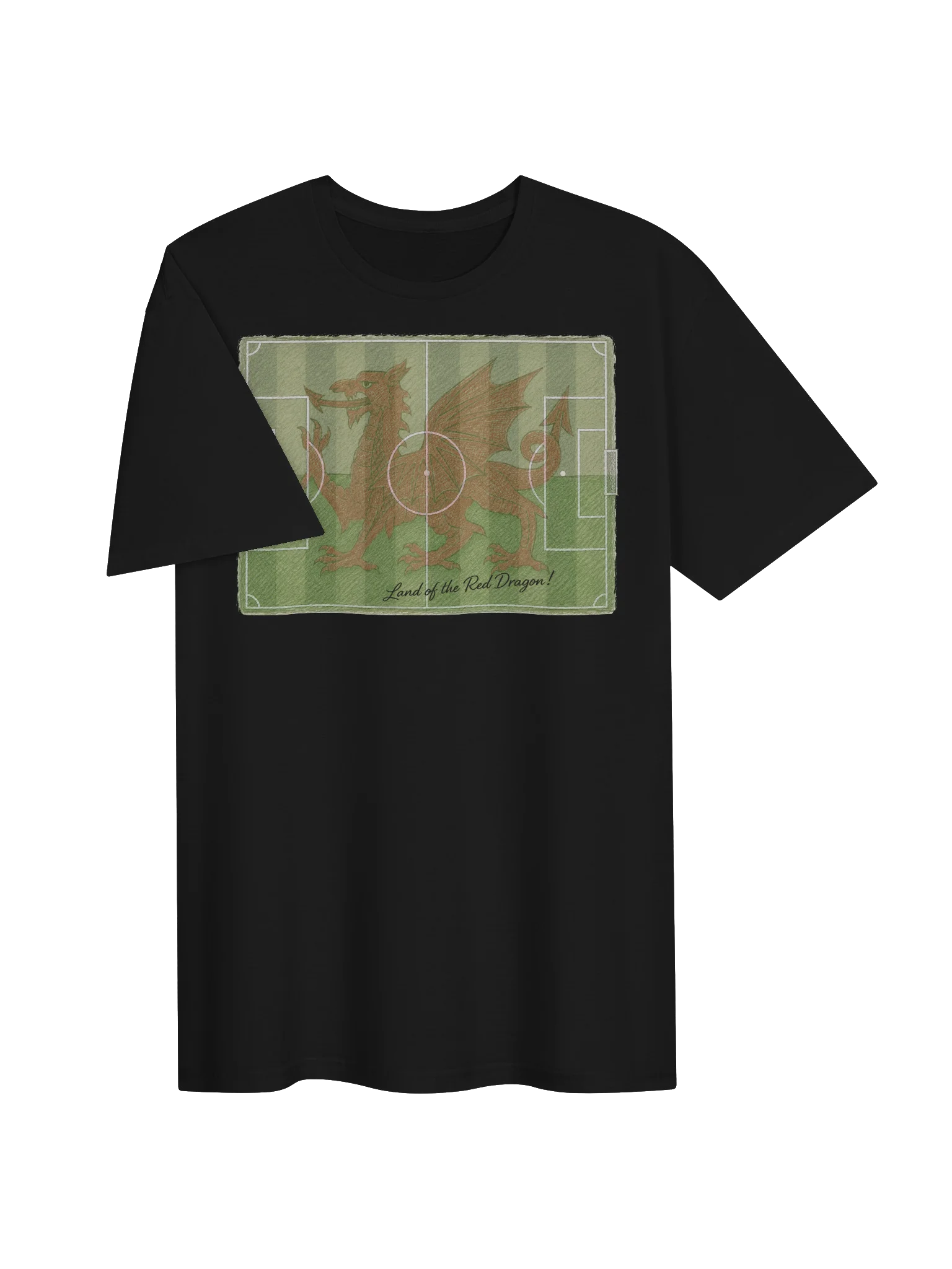 Land of the Red Dragon Football Tee product image (3)