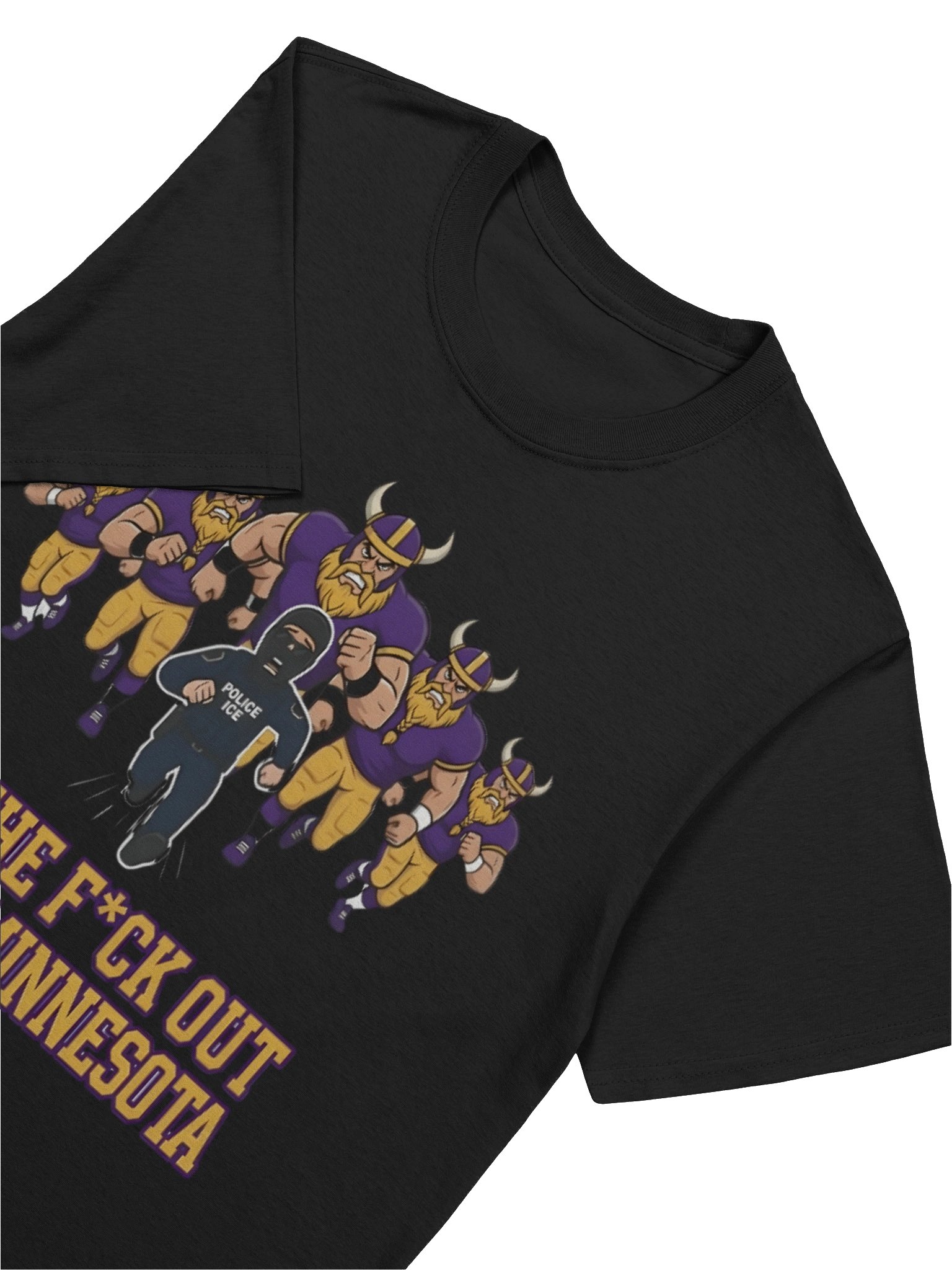 Get Fck Out Of Minnesota Shirt – Viral Anti-ICE Minneapolis Statement Tee product image (5)