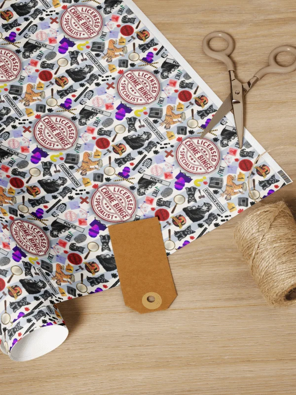 Licensed Crime Binge Specialist Gift Wrap Roll product image (6)