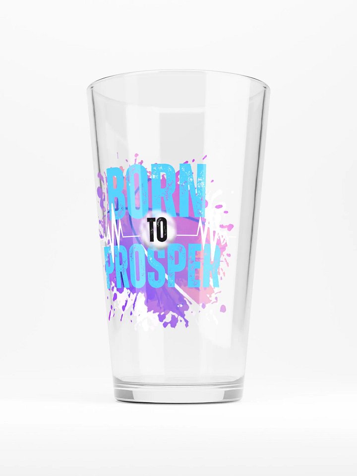 Born to Prosper Shaker Pint Glass product image (1)