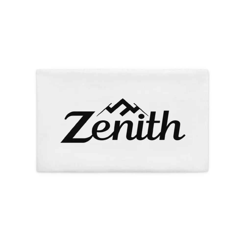 Zenith Premium Pillow Case - White with Mountain Design product image (3)