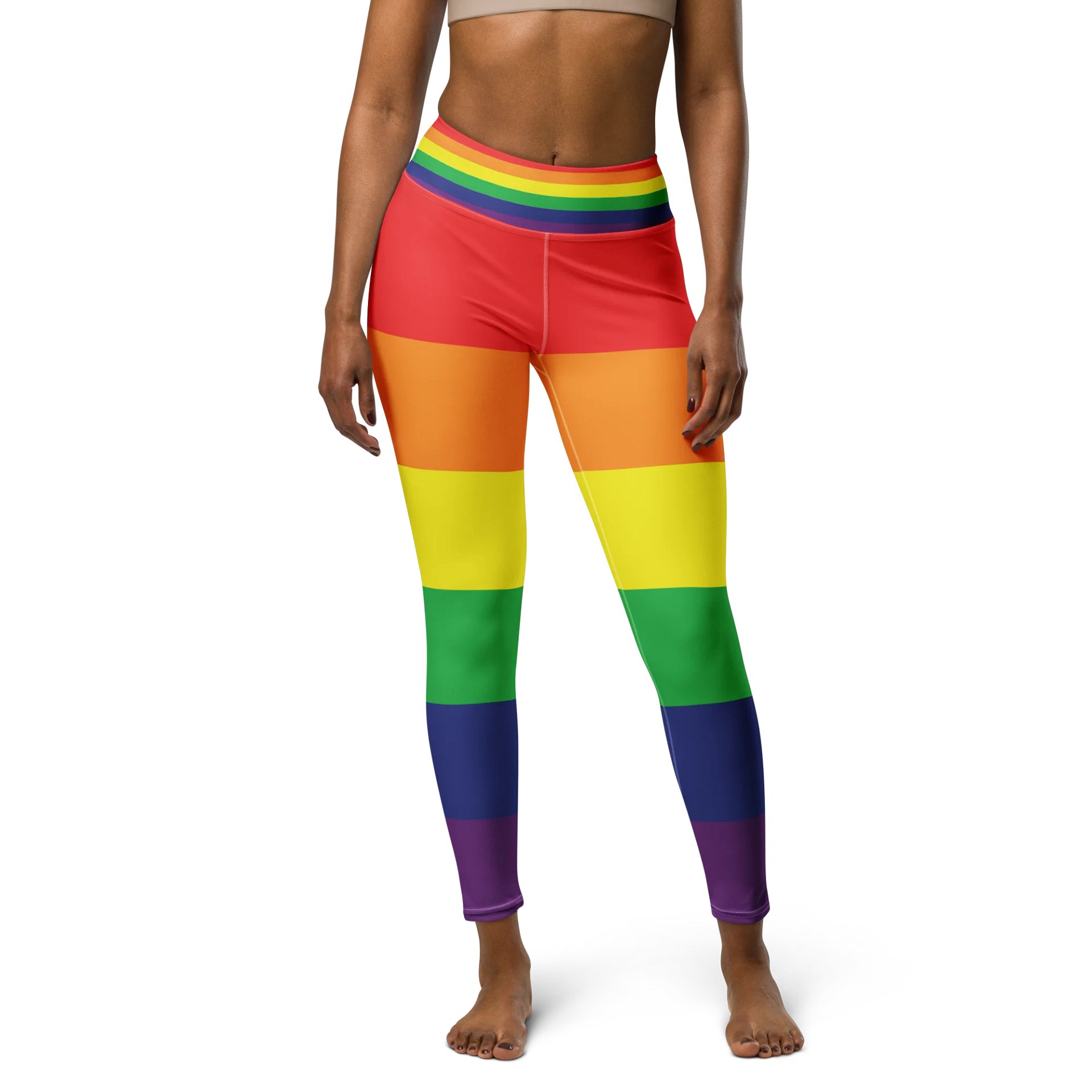 Rainbow Pride Flag Leggings product image (1)