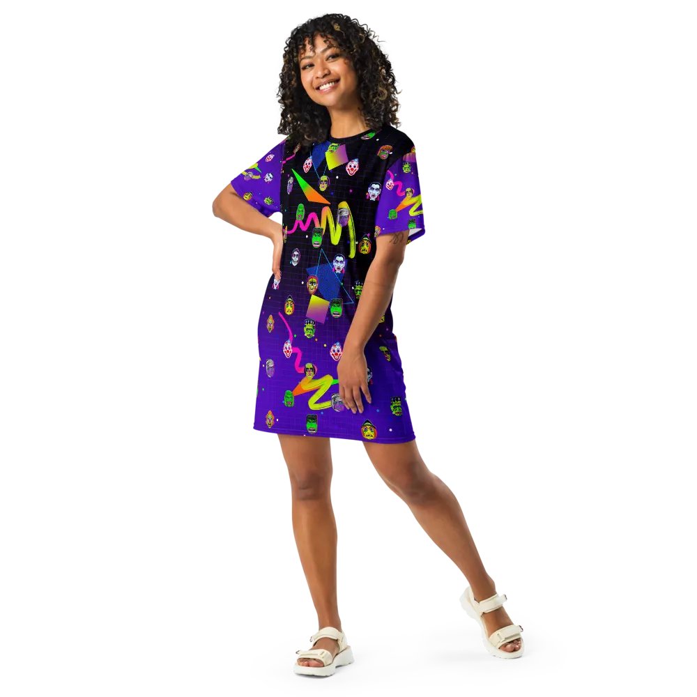 Horror Icons T-Shirt Dress product image (7)