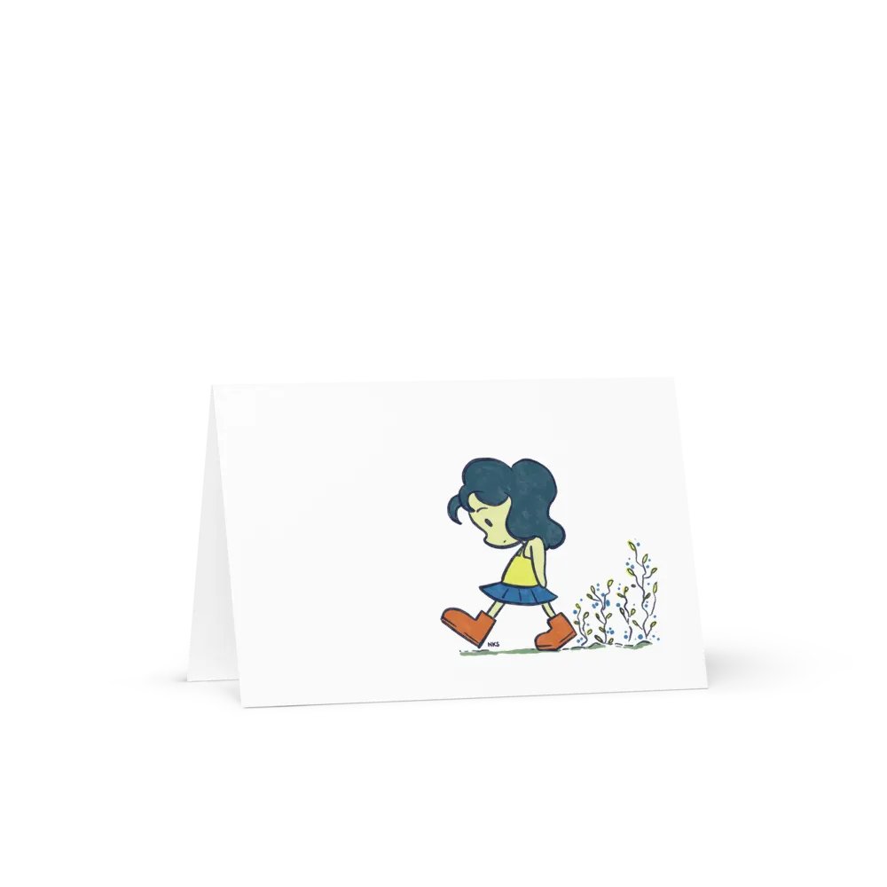 Flower Steps | Greeting Card product image (1)
