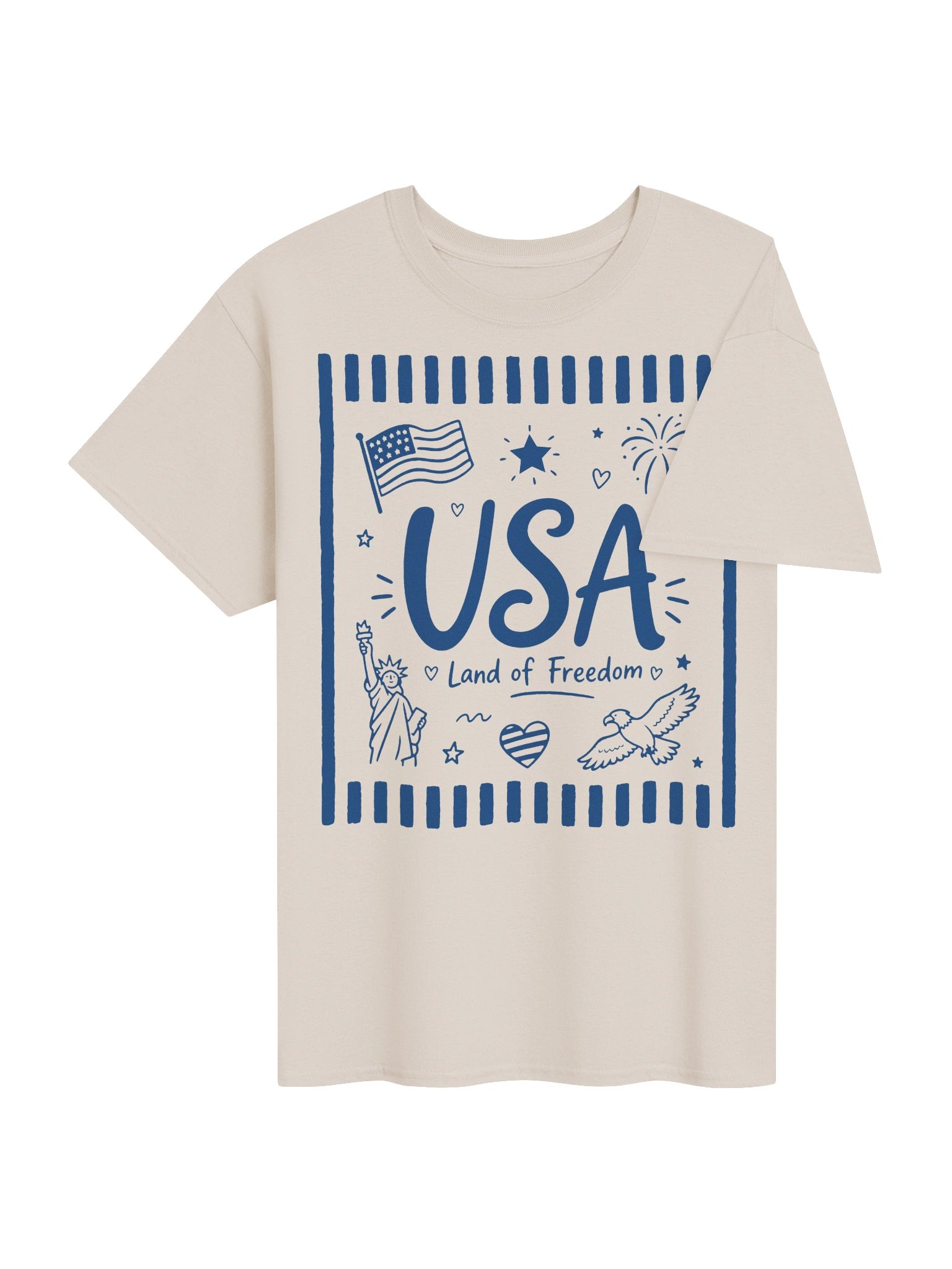 USA Land of Freedom Patriotic Tee product image (30)