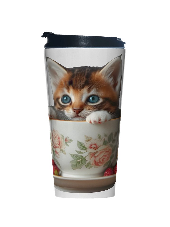 Tea & Whiskers Travel Mug product image (1)
