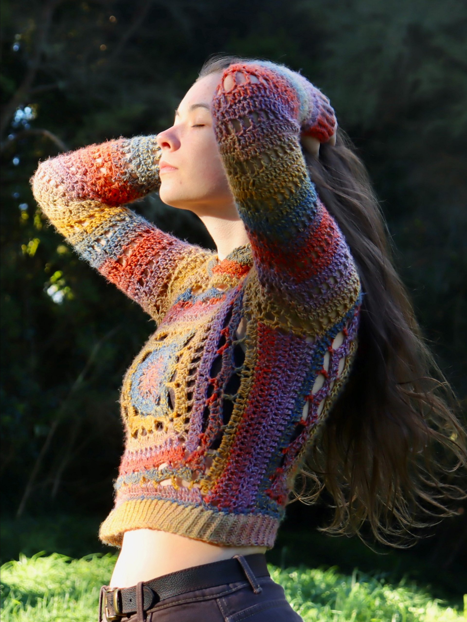 Whimsy Willow Sweater - Crochet Pattern product image (2)