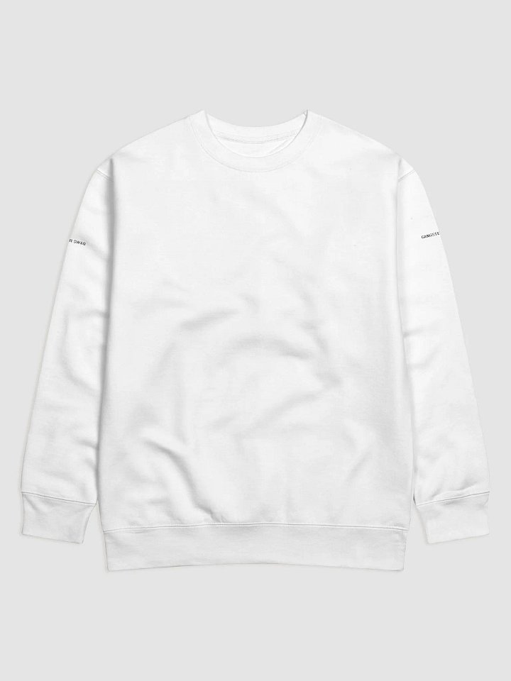 GANGSTER SWAQ SWEATSHIRT (WHITE) product image (1)