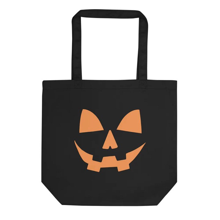 Jack-O-Lantern-Tote Bag-Black product image (1)
