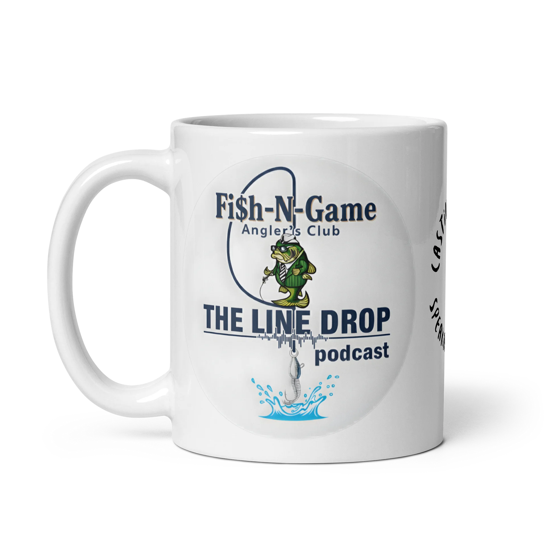 The Line Drop Podcast ceramic mug product image (1)