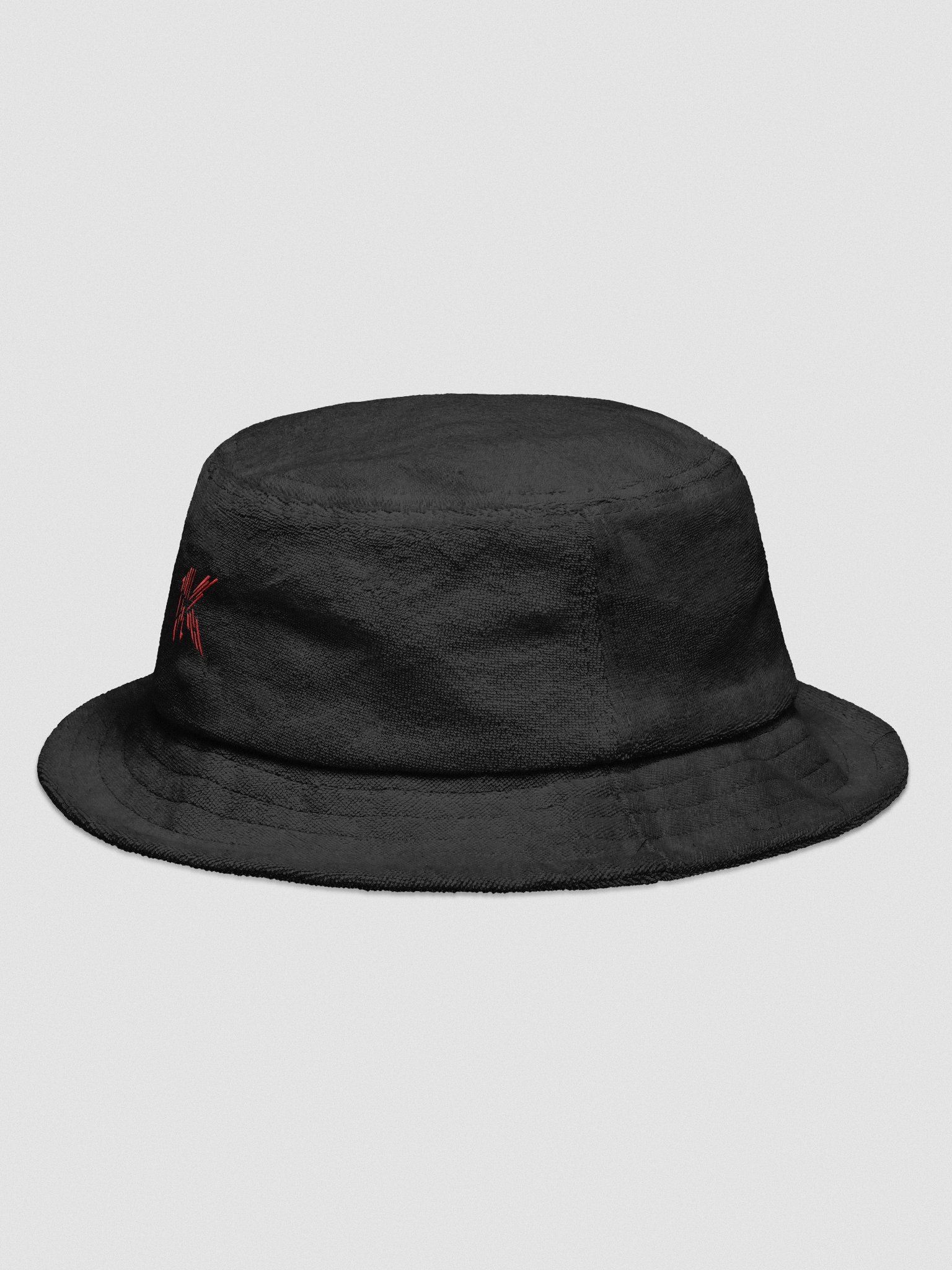 K (Bucket Hat - Red On Black) product image (2)