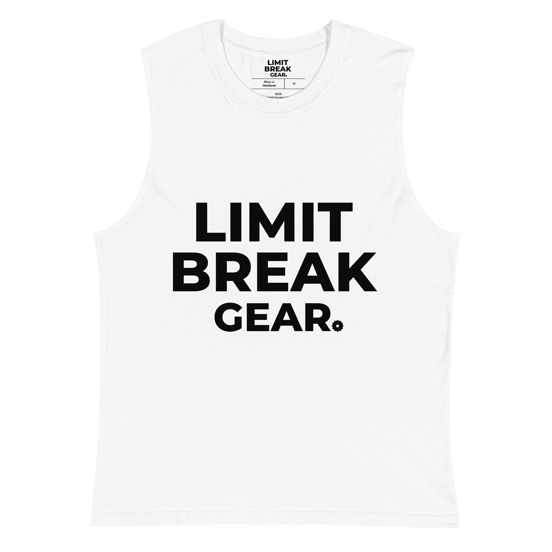 Limit Break Gear Shatter Muscle Tank - black logo product image (2)