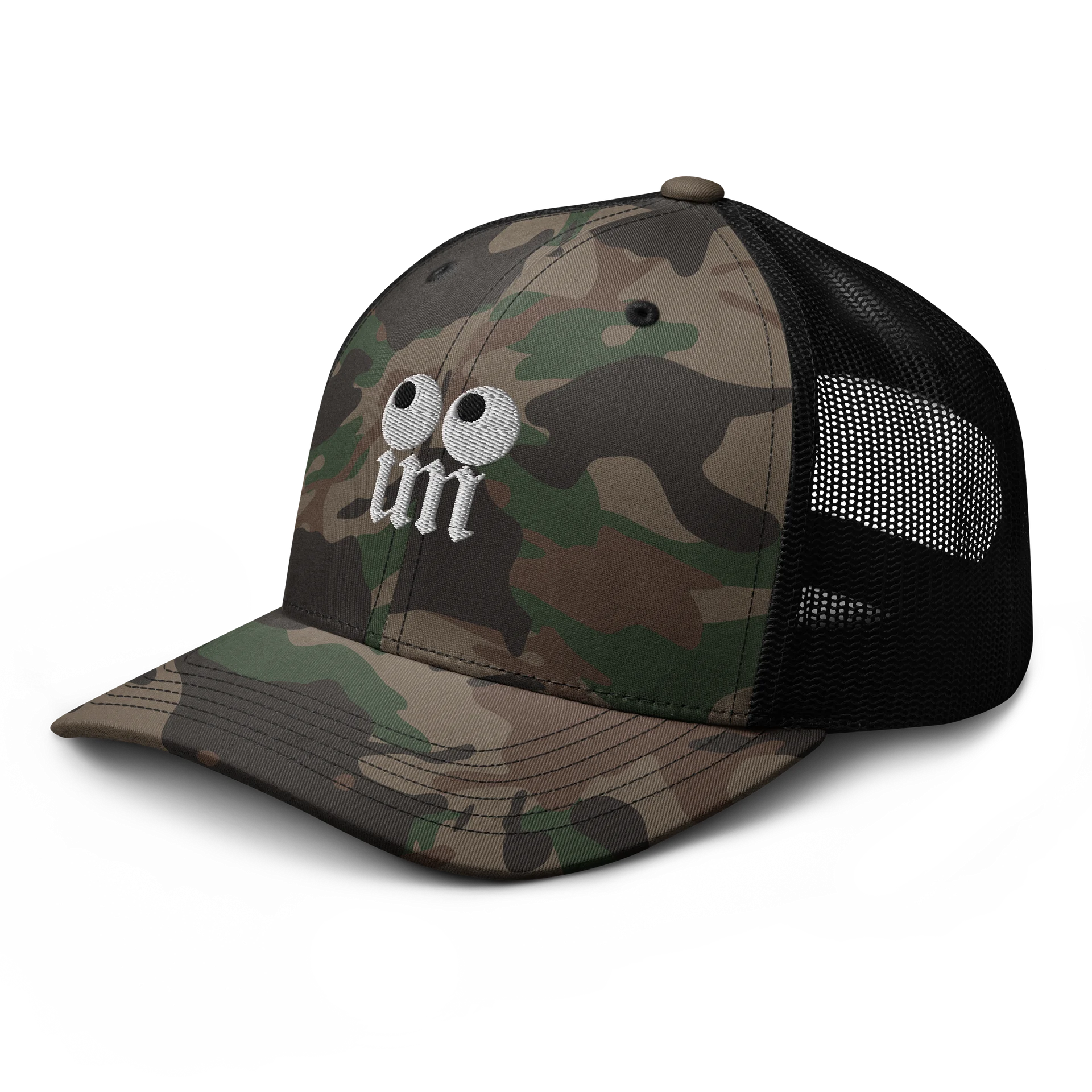 UM Logo (gothic) // Camo Trucker Hat product image (4)