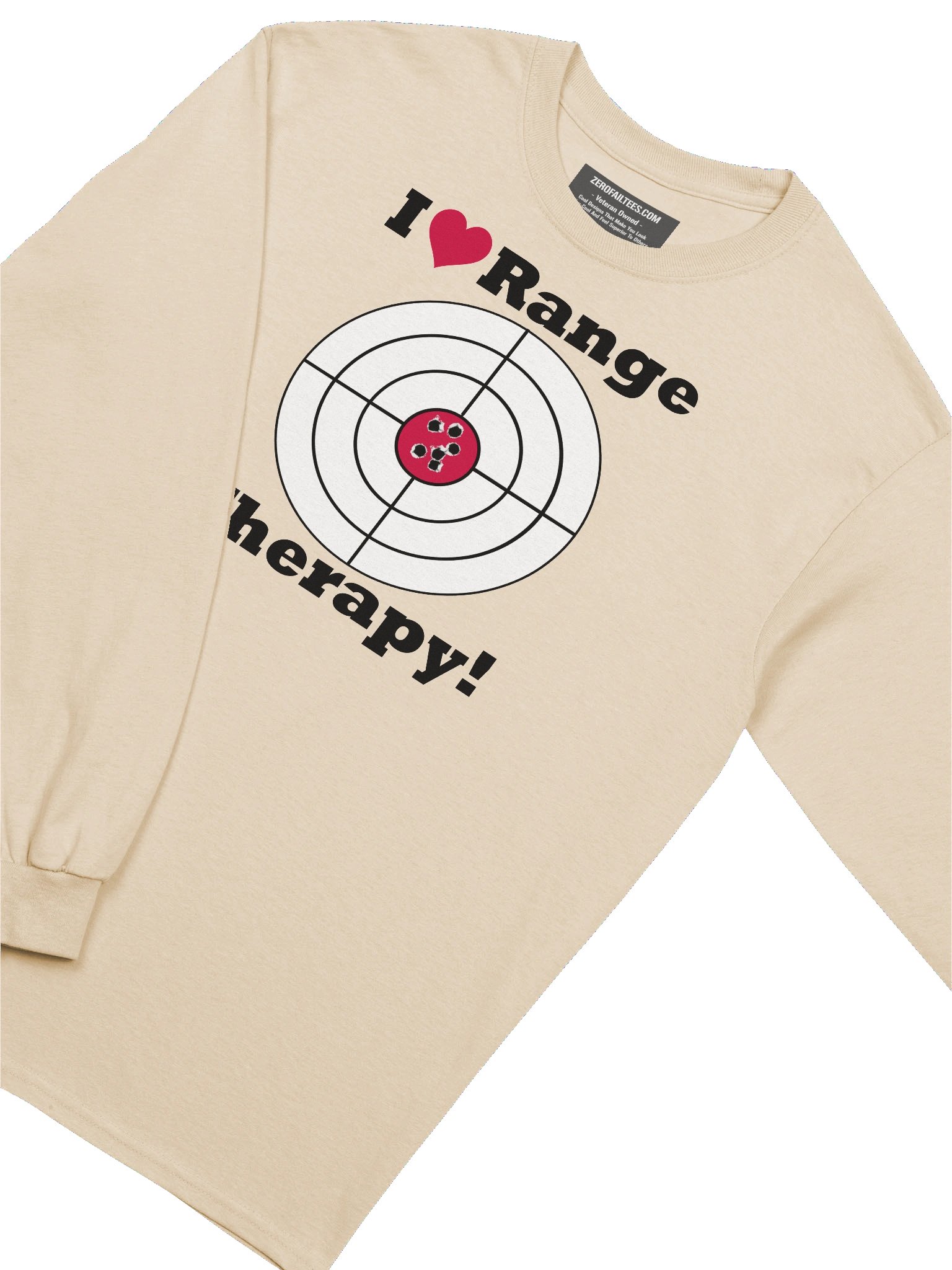 I LOVE Range Therapy Cotton Long Sleeve T-Shirt product image (3)