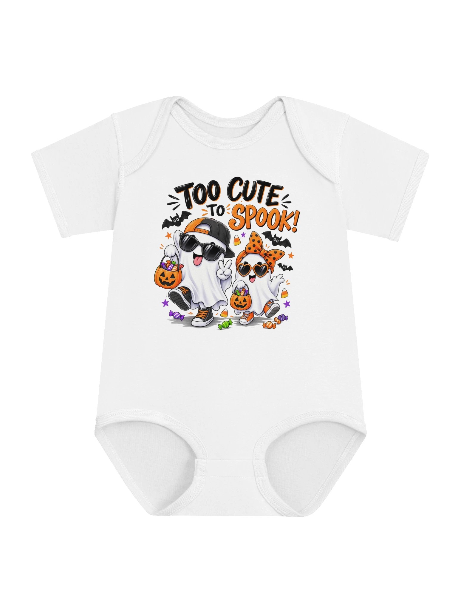 Too Cute to Spook Baby Bodysuit product image (1)
