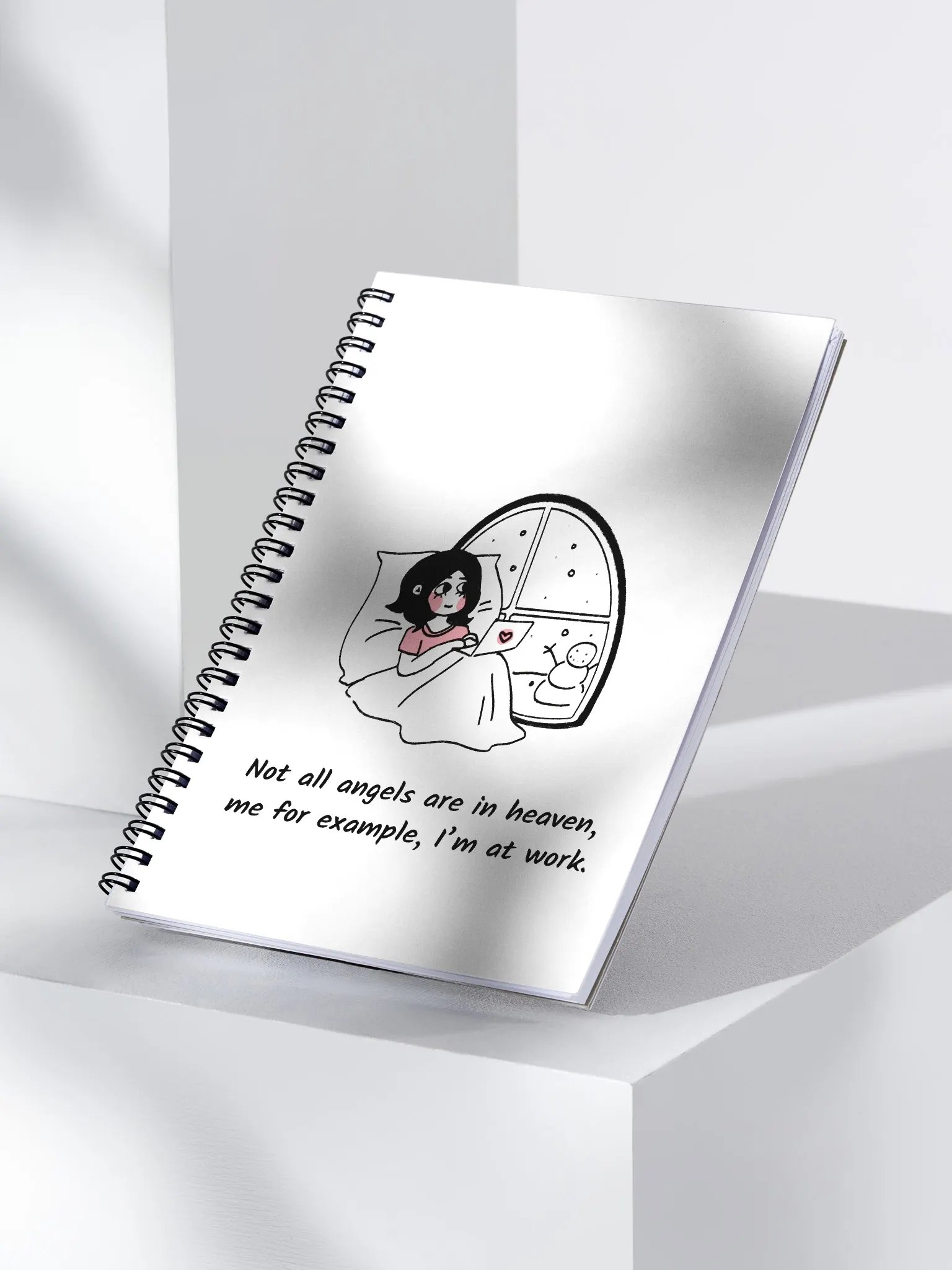 Angels At Work Notebook - 140 dotted pages product image (3)