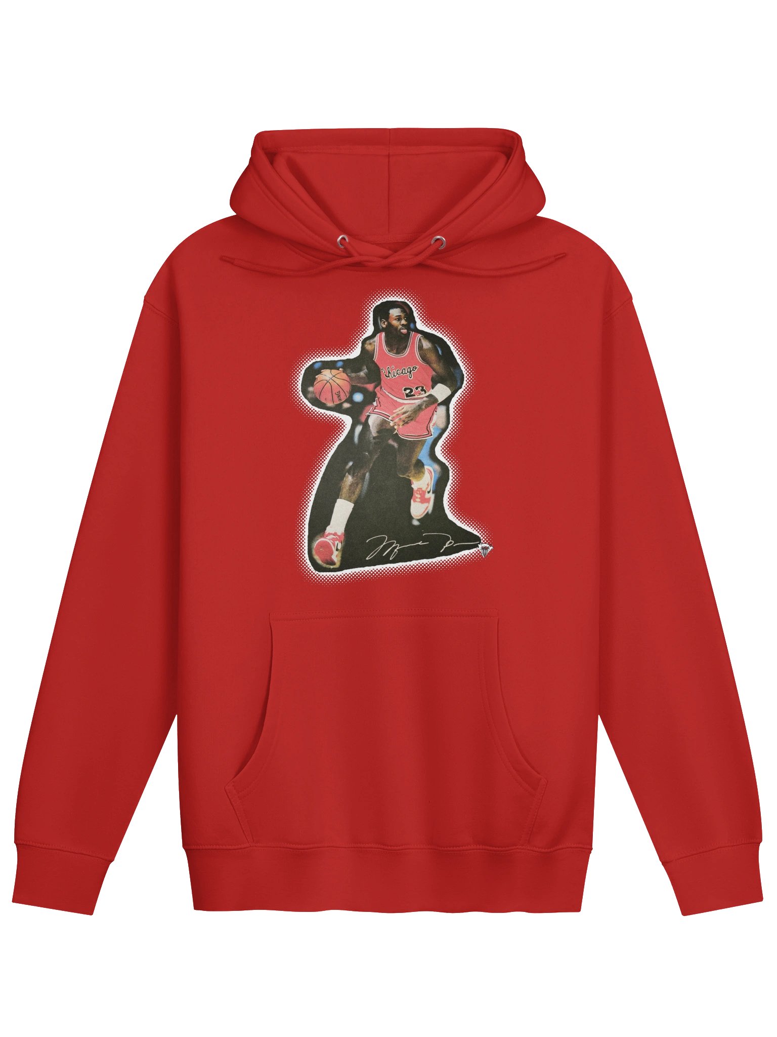 1985 VINTAGE RETRO AIR JORDAN 1 CHICAGO HOODIE product image (13)