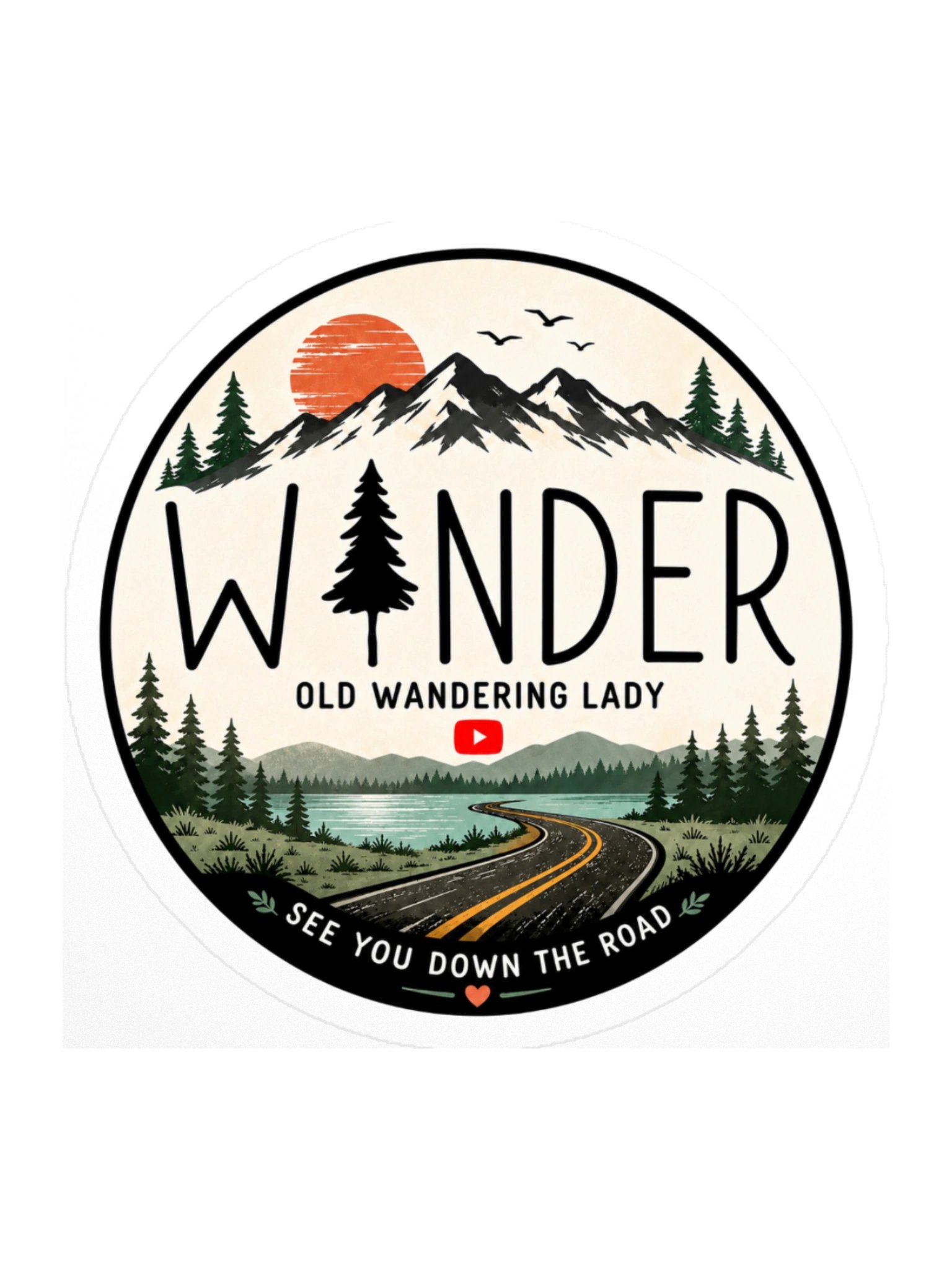 Wandering Nomad 3" Decal product image (1)