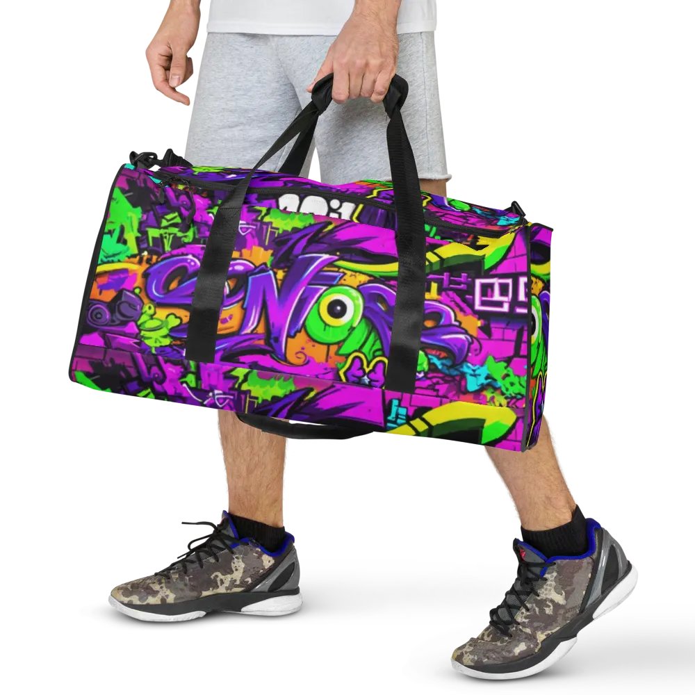 Urban Style: Graffiti Duffel Bag - The Ultimate Gym Companion product image (9)