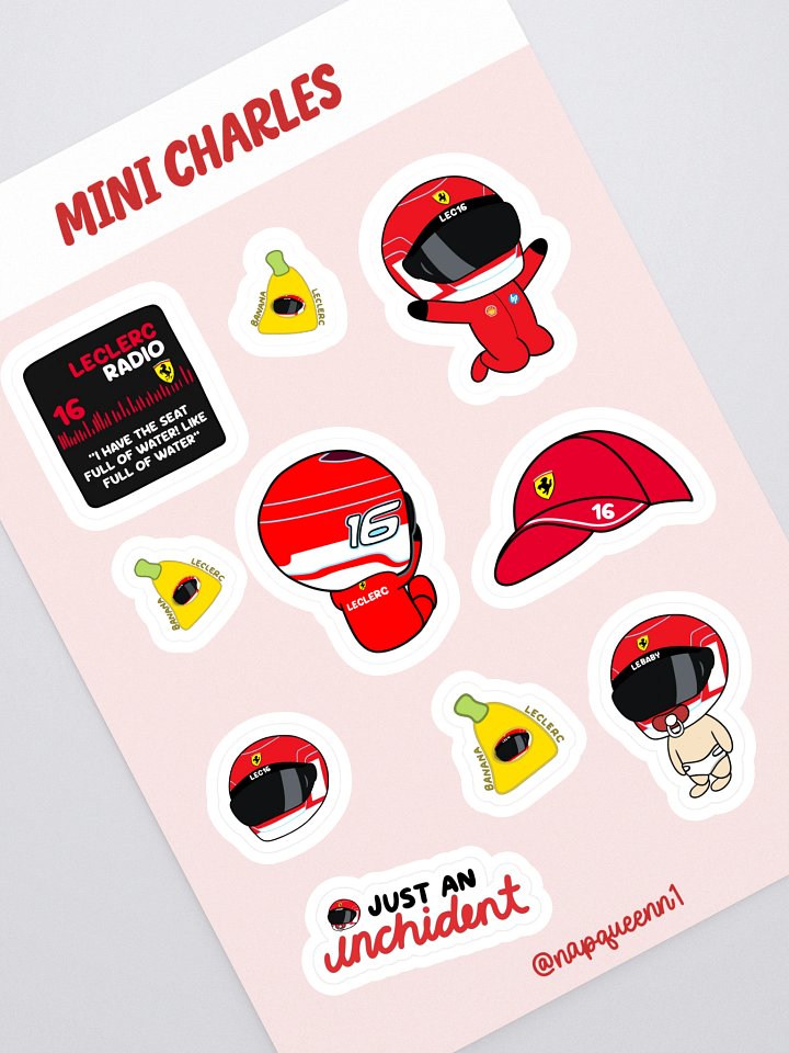 Charles Leclerc - Sticker Sheet product image (1)