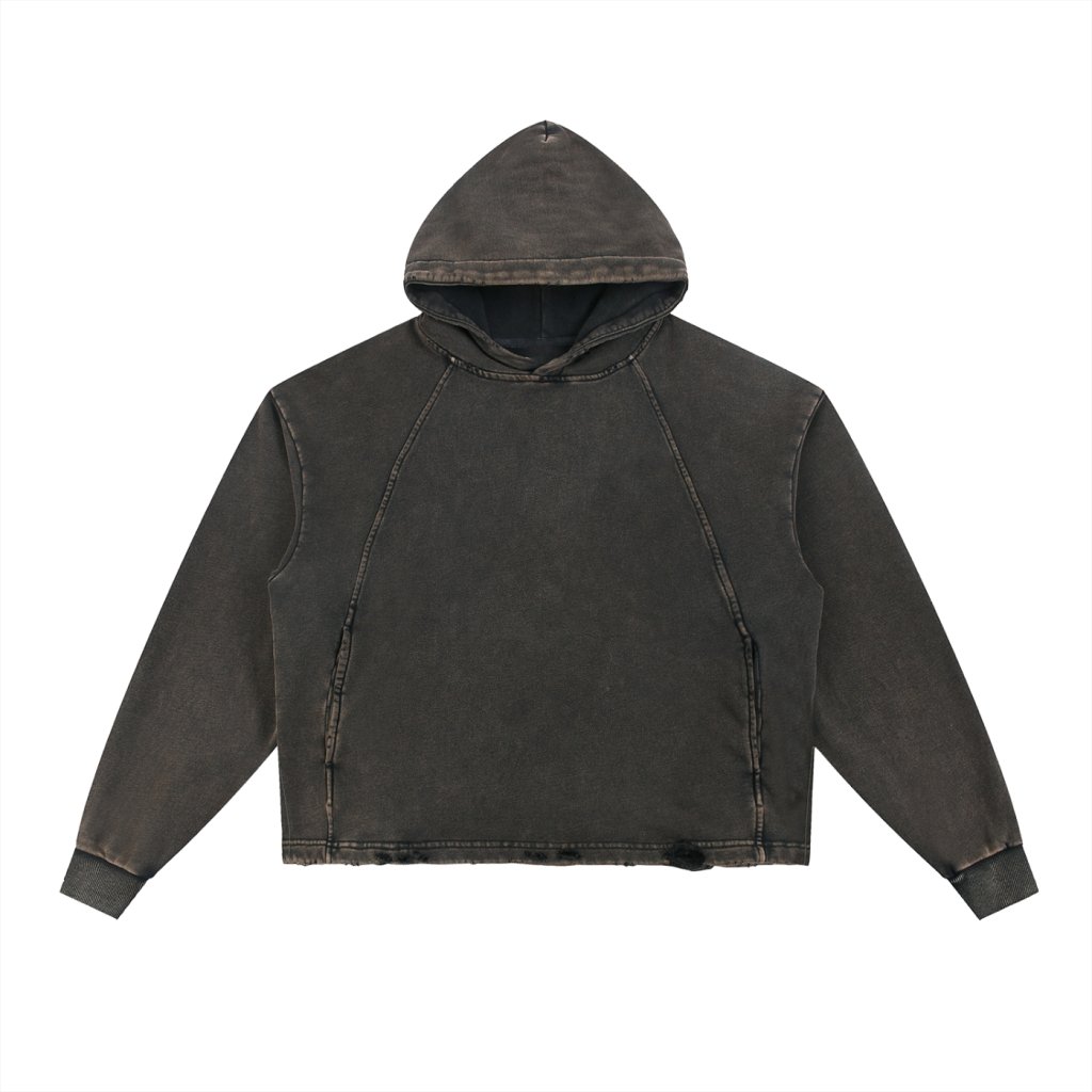 Logan Star - Vintage Washed Frayed-Hem Hoodie product image (2)