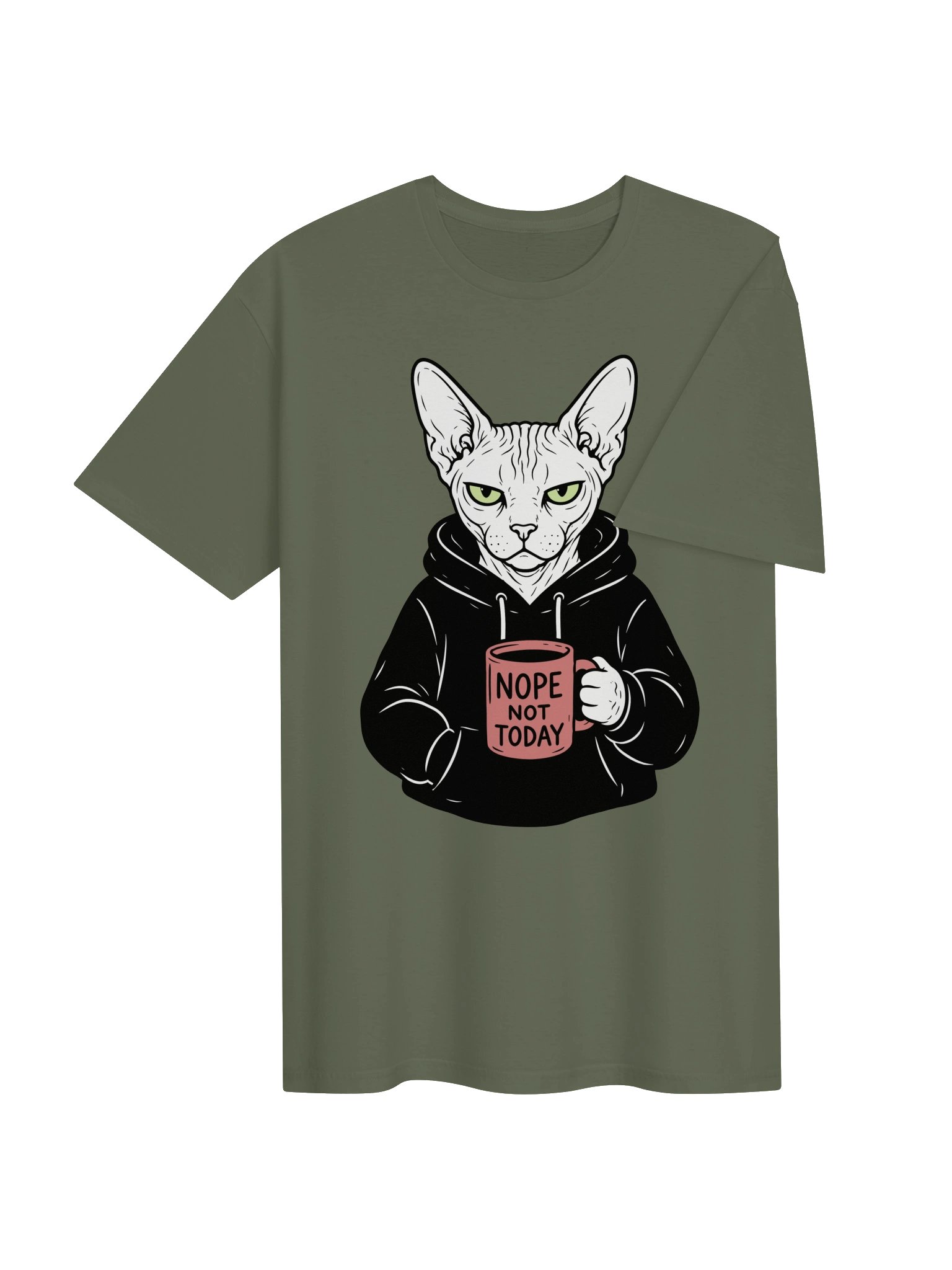 Nope Not Today Sphynx Cat Shirt product image (5)
