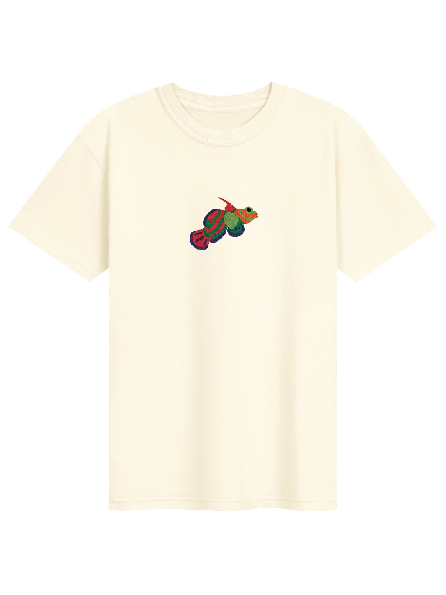 Mandarin Dragonet Embroidered Shirt | Reef Aquarium Fish Embroidery Tee | Saltwater Marine Fish Apparel product image (5)